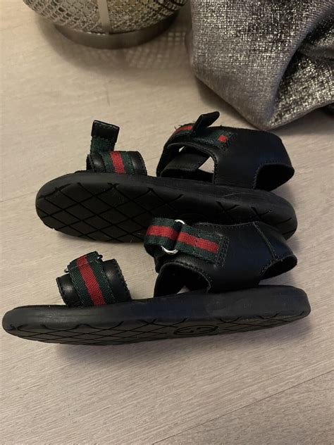 gucci kindersandalen|authentic gucci sandals.